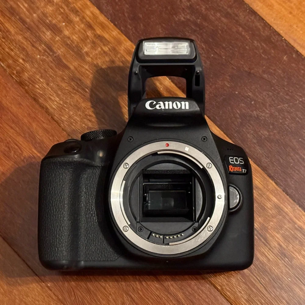 Canon EOS T7 Black and Gray Camera Bag with Compartments